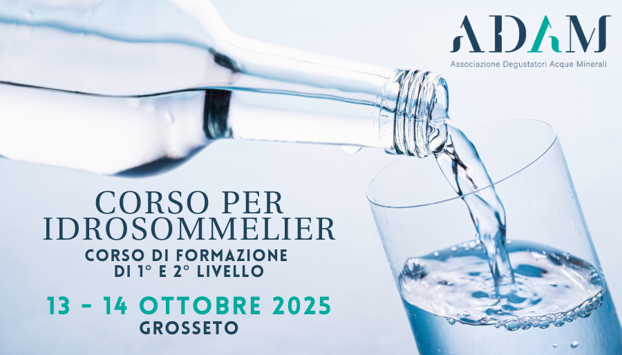 Evento formativo di 1° e 2° Livello per Idrosommelier – Ottobre 2025